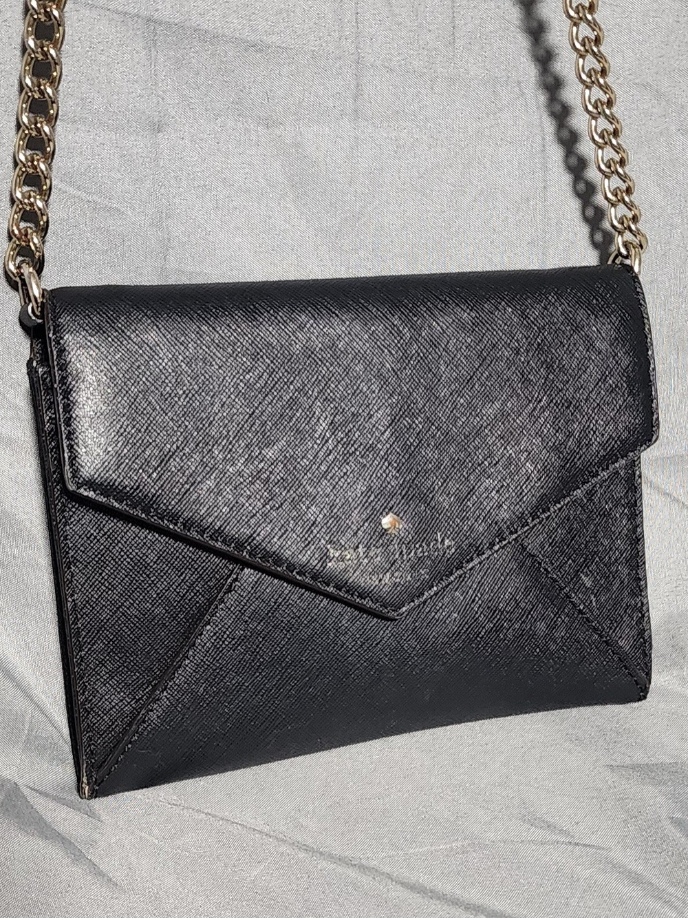 Kate Spade Cedar Street Monday Crossgrain Leather Envelope Crossbody Bag Purse